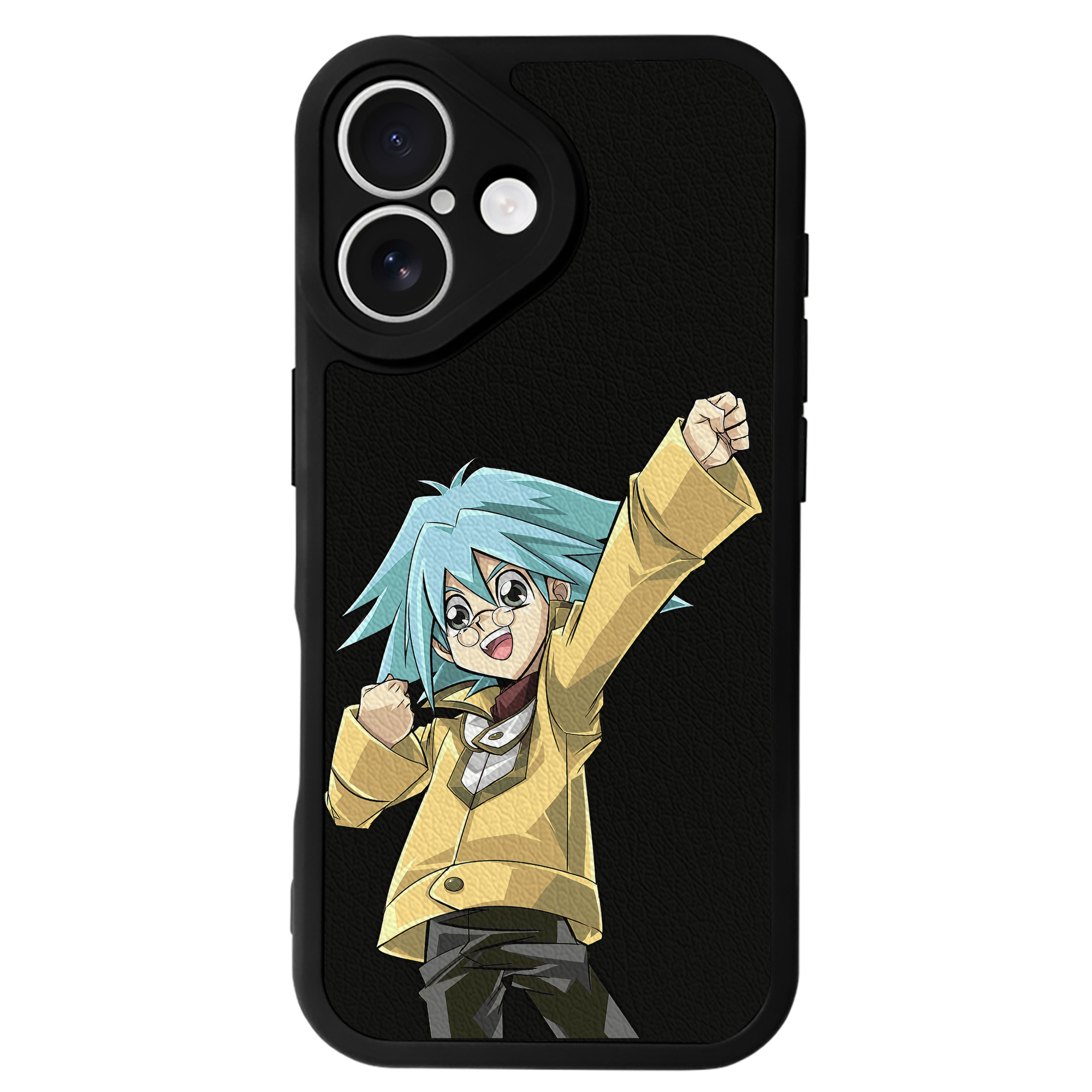遊☆戯☆王 Yu-Gi-Oh! 【iPhone 16シリーズ対応】シリコンスマホケース（レザー調） 材質：シリコン